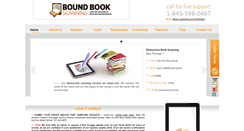 Desktop Screenshot of boundbookscanning.com